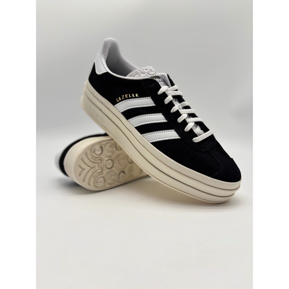 adidas Shoes - Adidas Gazelle Bold W Black White Platform Sneakers Retro Y2K Style  Womens 10